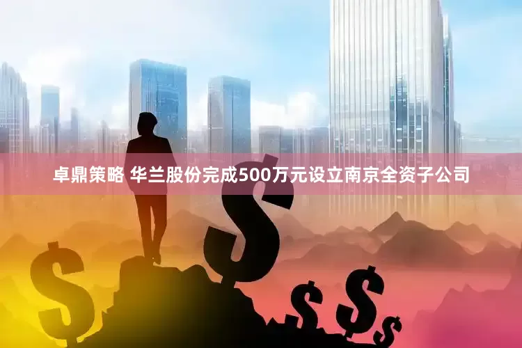 卓鼎策略 华兰股份完成500万元设立南京全资子公司