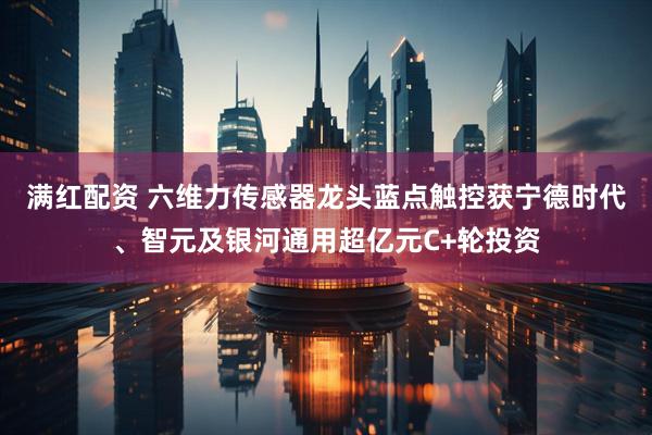 满红配资 六维力传感器龙头蓝点触控获宁德时代、智元及银河通用超亿元C+轮投资
